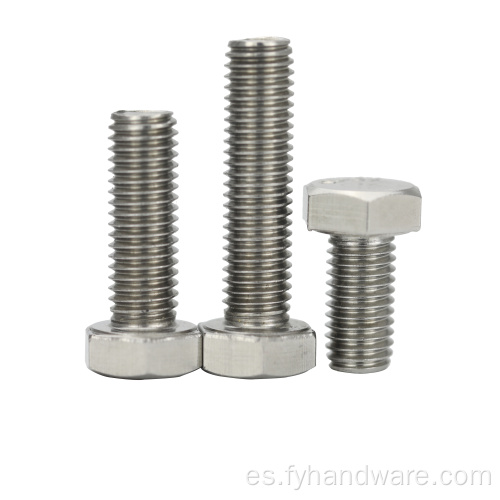 Tornillo de titanio ASTM B348 GR5 M3-M16 de alta calidad